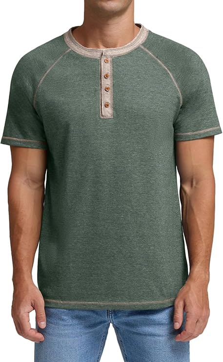 Sailwind Cotton Casual Long/Short Sleeve Green T-Shirt - Image 2