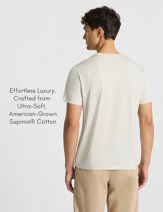 Men’s Supima® Mercerised Cotton T-Shirt(green) - Image 3