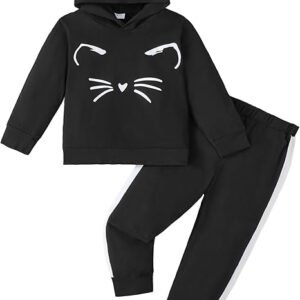 Winter Girl Outfit Toddler Girl Clothes (Cat)