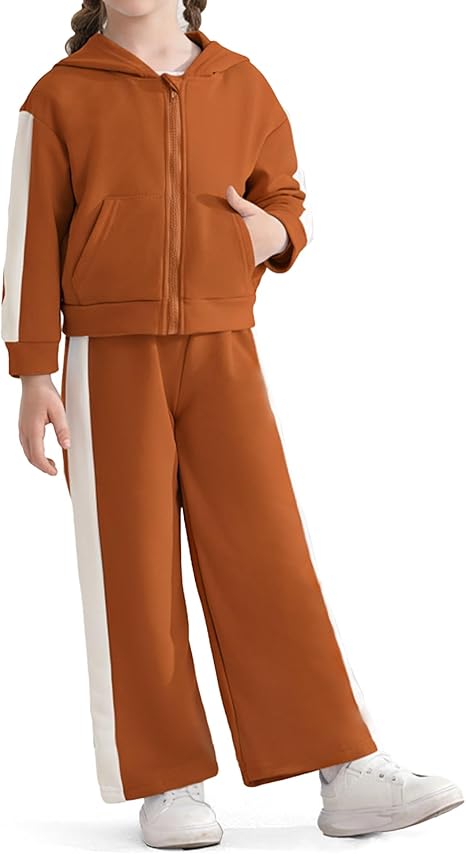 Winter Girl Outfit Toddler Girl Clothes (autumn brown)