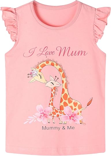 Toddler Girl Summer Short Outfit Sets Cotton Short Sleeve Tops Tees Shorts Clothing Sets(pinkdeer) - Image 4