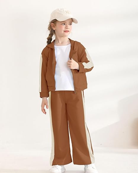 Winter Girl Outfit Toddler Girl Clothes (autumn brown) - Image 4
