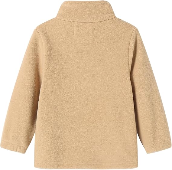 Mud Kingdom Boys Girls Quarter Zip Sweatshirt Polar Fleece Long Sleeve Shirts Mock Neck Fall Pullover Tops - Image 3