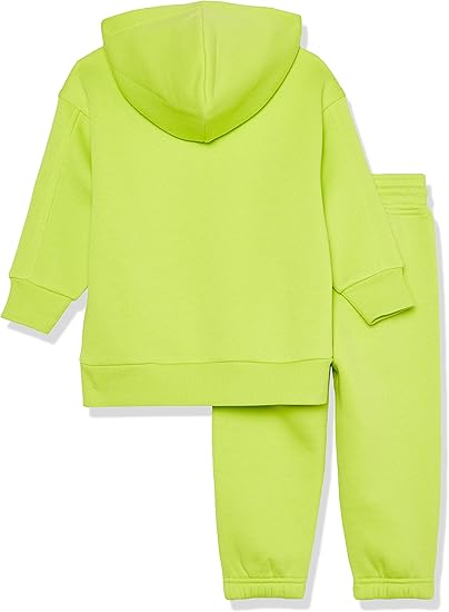 Essentials Unisex Kids and Toddlers’ Modern Sweat Set(Lime green) - Image 3