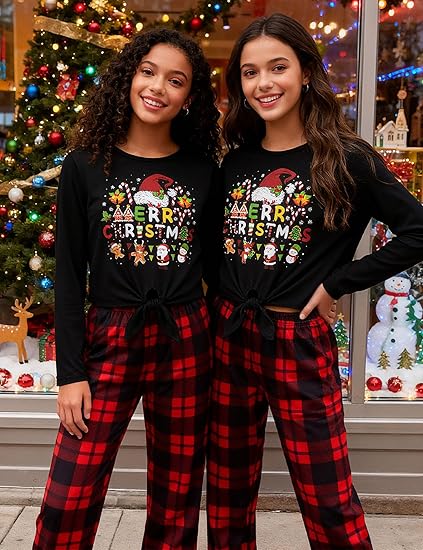 Girls' Clothing Sets Bow Knot Long Sleeve T-Shirt & Camo Print Elastic Waist Pants Girls Clothes Size(Red) - Image 3