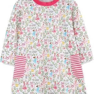 Girl's party Dresses(Floral&pockets)