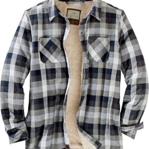 Legendary Whitetails Women's Sherpa Lined Flannel Shacket (Glacier Plaid)
