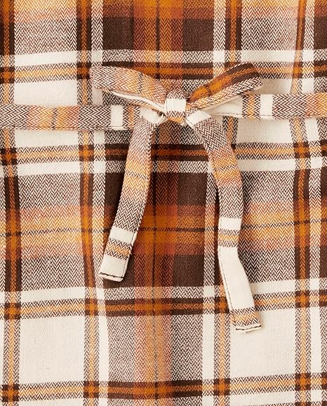 Children's Place Big Girls' Long Sleeve Casual Dress (Hay stack) - Image 3