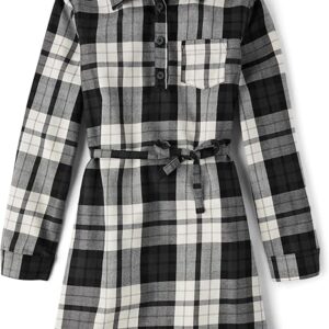 Children's Place Big Girls' Long Sleeve Casual Dress