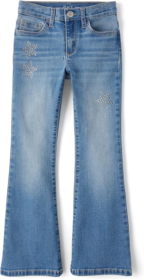 Children's Place Girls' Flare Jeans (Pant 2)