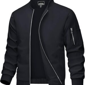 MAGCOMSEN Bomber Jacket Windbreaker #01 Black Coat