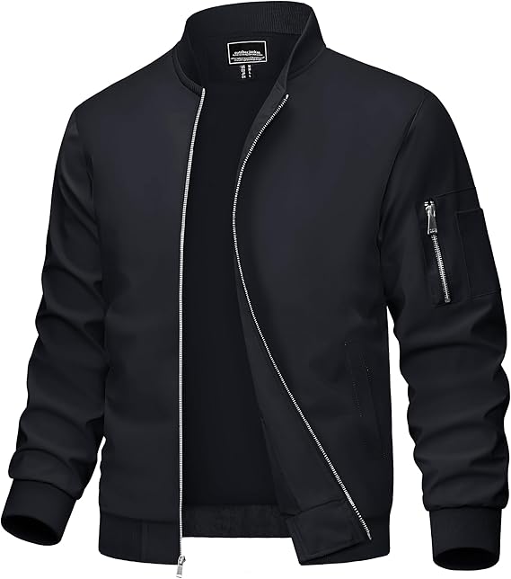 MAGCOMSEN Bomber Jacket Windbreaker #01 Black Coat