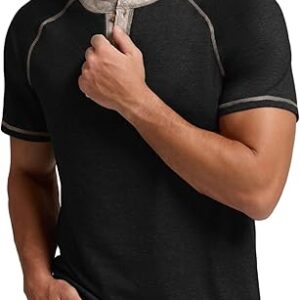 Sailwind Cotton Casual Long/Short Sleeve Black T-Shirt