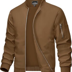 MAGCOMSEN Bomber Jacket Windbreaker#01 Brown Coat