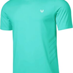 NORTHYARD Breathable 2.0™ Men's Athletic Workout Lakeblue T-Shirt