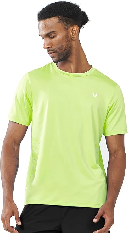 NORTHYARD Breathable 2.0™ Men's Athletic Workout Lemonyellow T-Shirt - Image 2