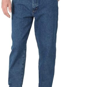 Rustler Mens Classic Relaxed Dark Stonewash Fit Jean
