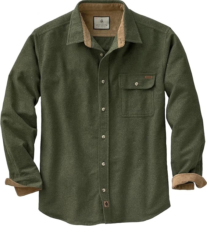 Legendary Whitetails Men's Army Flannel Shirt