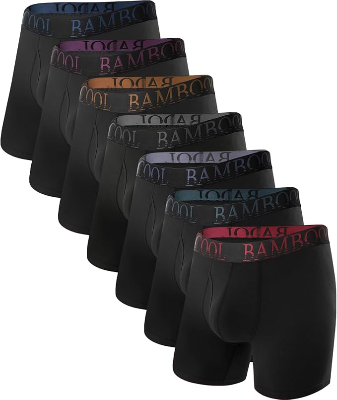 BAMBOO COOL Men's 02-assorted (7 Pack) Ultra ComfortSoft Underwear