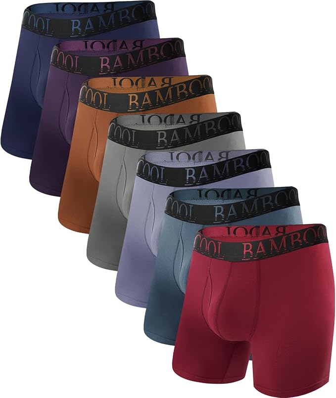 BAMBOO COOL Men's 03-assorted (7 Pack) Ultra ComfortSoft Underwear