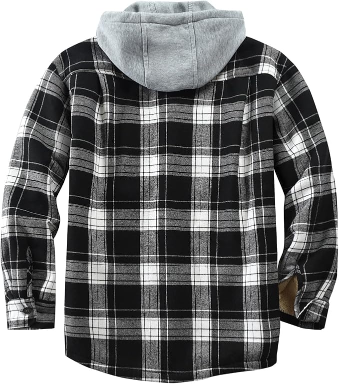 Plaid Shirts Black Jacket - Image 2