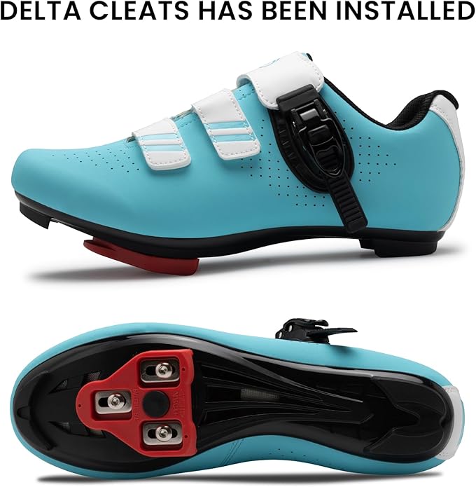 Blue Cycling Shoes for Men - Image 4