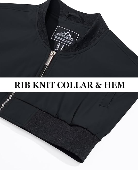 MAGCOMSEN Bomber Black Jacket - Image 4