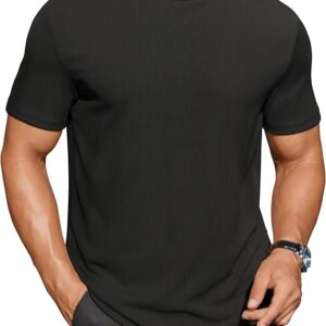 COOFANDY  Black T-Shirt