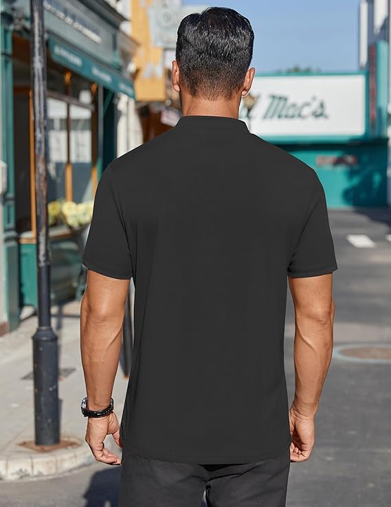 COOFANDY Black T-Shirt - Image 3