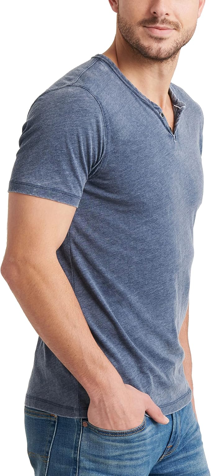 Lucky Brand Mens Bright American Navy Tee Shirt
