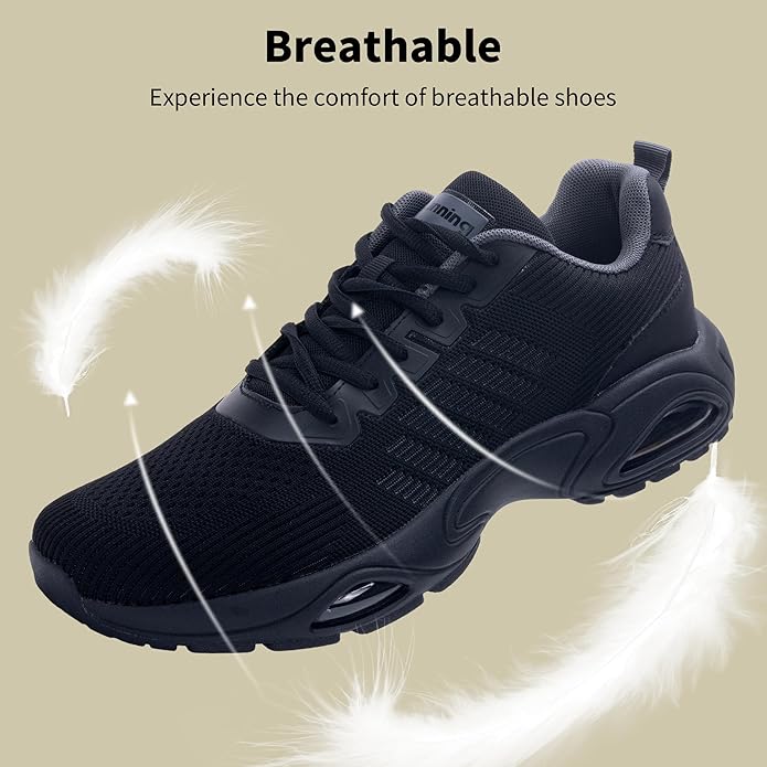 AUPERF Walking Black3 Shoes for Men - Image 3