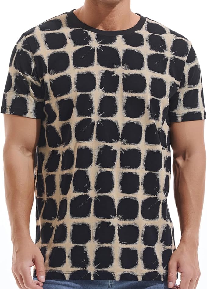 KLIEGOU Crew Neck 32 Black T Shirt Fitted