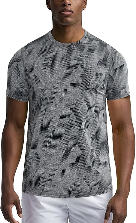 Zengjo Workout Heather Grey T-Shirt