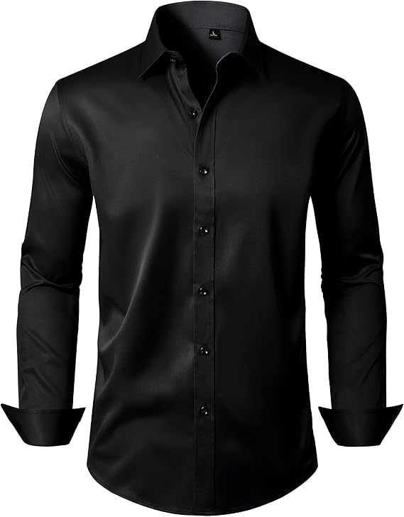 Alimens & Gentle Black Men's Down Shirt