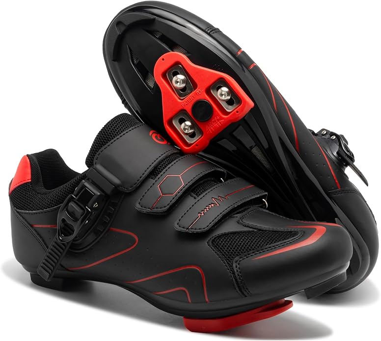 A-black Cycling Shoes for Men