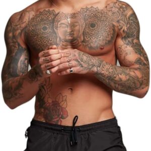 Mens  Black Swim Trunks