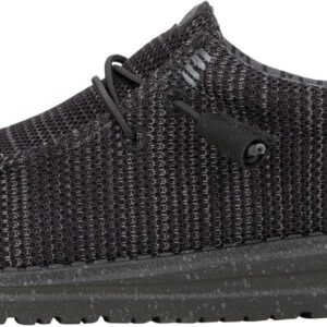 HEYDUDE Men’s Black Wally Stretch Sox Slip-On Loafer