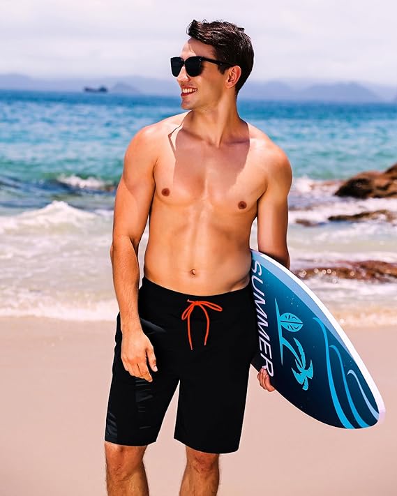 difficort Mens Black Swim Trunks - Image 2