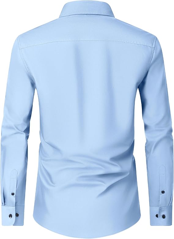 Alimens & Gentle Blue Men's Down Shirt - Image 3