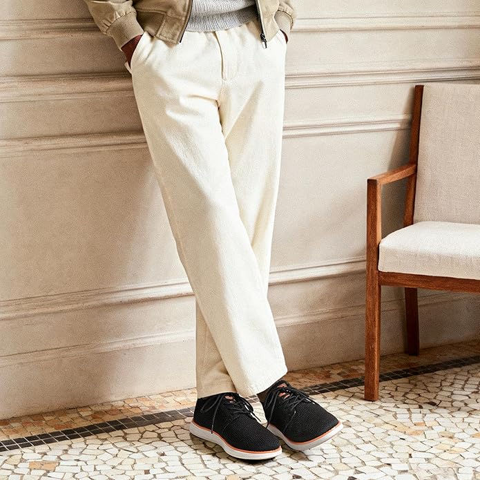 Bruno Marc Men's KnitFlex Black Mesh Sneakers - Image 3