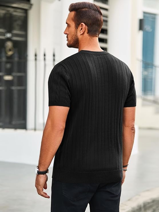 Runcati Black T Shirt Slim Fit - Image 3