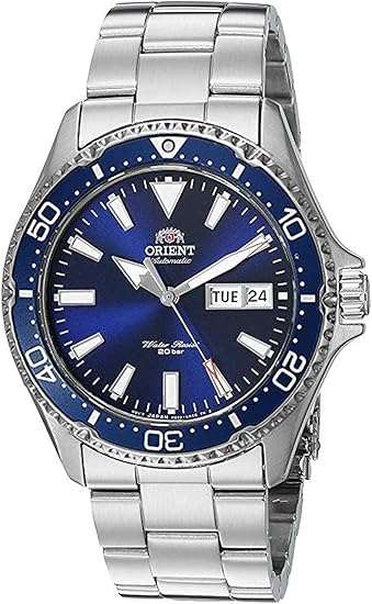Orient Men's Kamasu Blue - Metal Bracelet Stainless Steel Japanese-Automatic Diving Watch