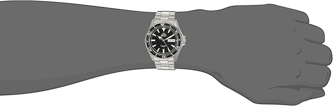 Orient Men's Kamasu Black - Metal Bracelet Stainless Steel Japanese-Automatic Diving Watch - Image 3
