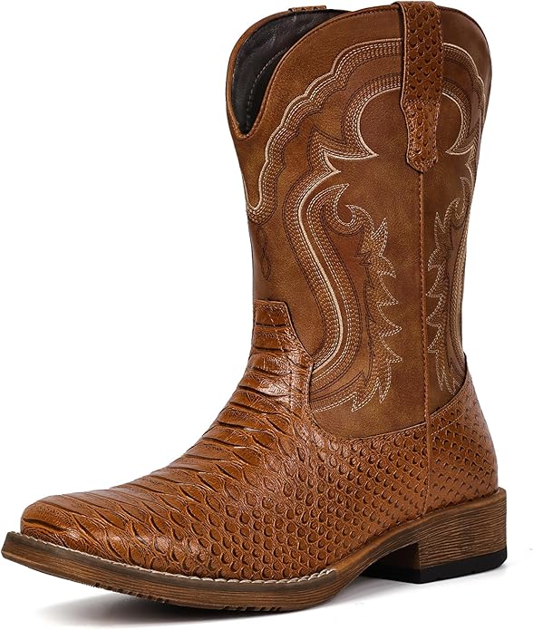 IUV Cowboy Brown Boots for Men