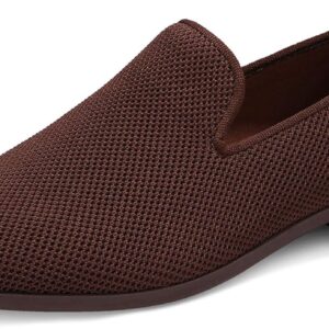 UUBARIS Mens Brown Dress Loafers