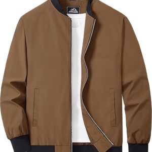 MAGCOMSEN Bomber Brown Jacket