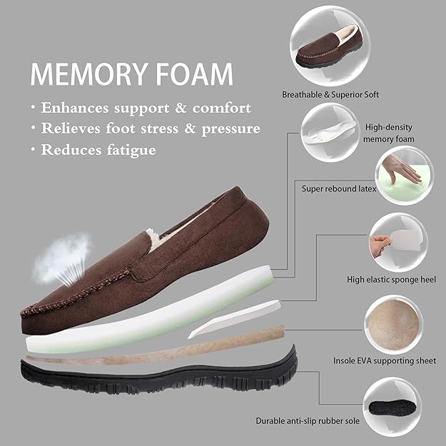 shoeslocker Brown Men's Slippers - Image 4