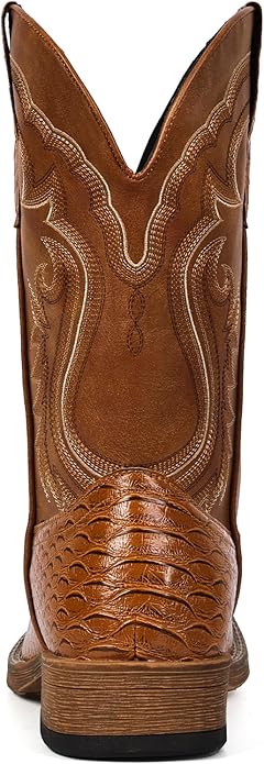 IUV Cowboy Brown Boots for Men - Image 3