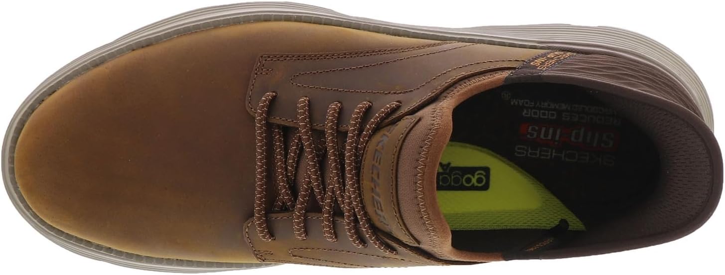 Skechers Men's Dark Brown Garza - Gervin Slip-On Shoes - Image 2