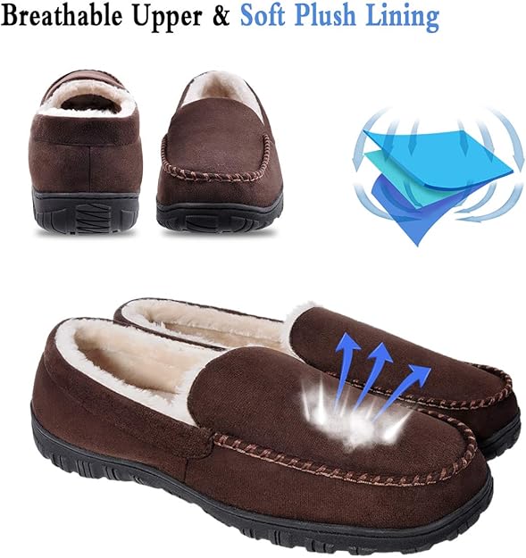 shoeslocker Brown Men's Slippers - Image 2